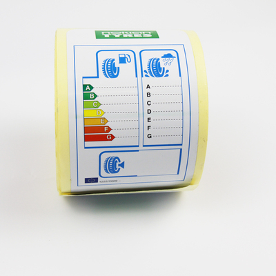 多色印刷轮胎胶标签