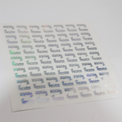 透明全息防伪不干胶标签